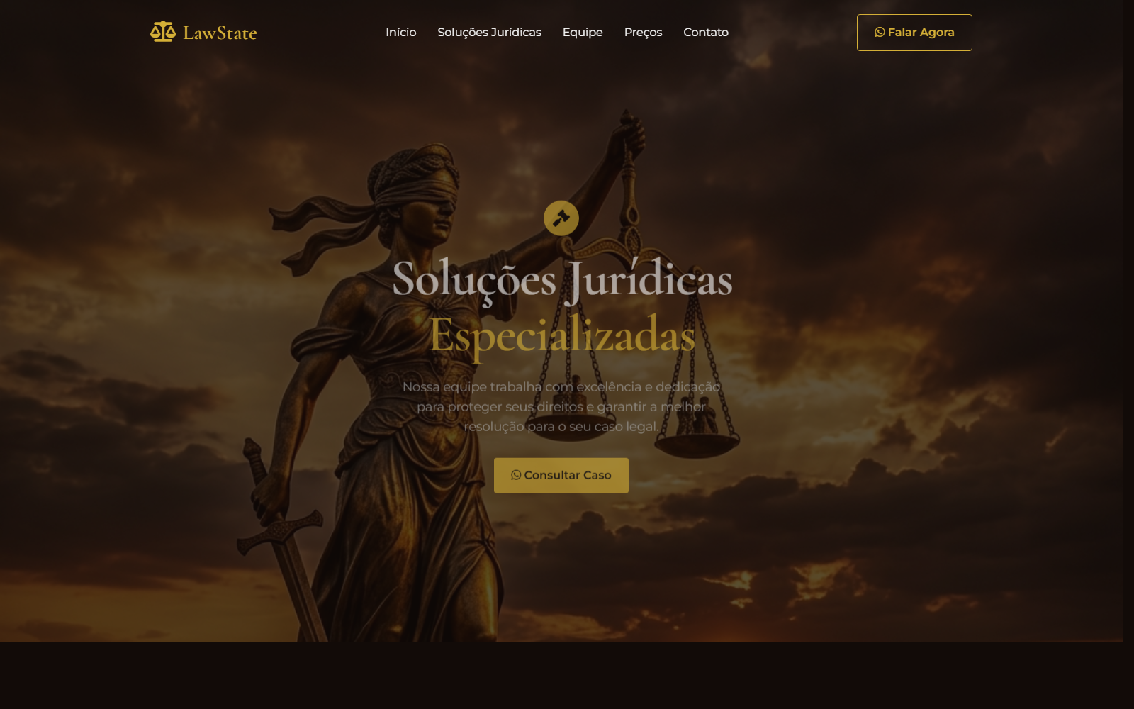 First view do projeto LawState
